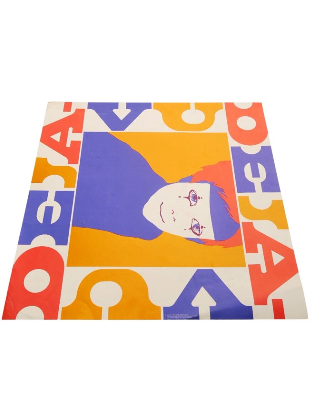 1969 Pop Art Lithograph Poster – “Deja-Vu” by Bob G.H. McKendrick, Mime Portrait - Picture 3 of 10